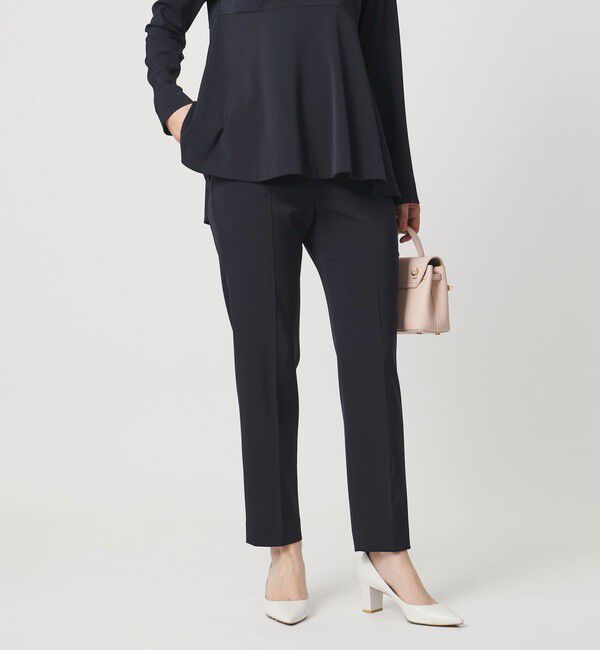 UNITED ARROWS「FEEL CLEAN スリム パンツ ‐防しわ ストレッチ UVカット‐」|スラックス|