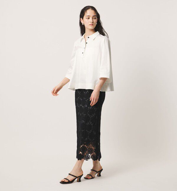 UNITED ARROWS「トリコット テントライン ポロシャツ」|Tシャツ・カットソー|