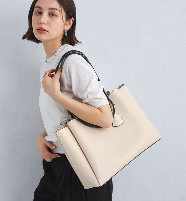 UNITED ARROWS green label relaxing「【WEB限定】NEW ダブルハンドルトートバッグ / A4 / 通勤 / PCバッグ付き」|ショルダー・メッセンジャー|