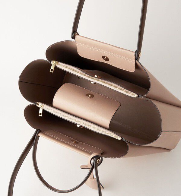 UNITED ARROWS green label relaxing「【WEB限定】NEW ダブルハンドルトートバッグ / A4 / 通勤 / PCバッグ付き」|ショルダー・メッセンジャー|