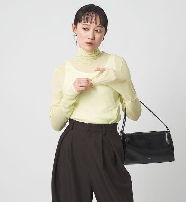 UNITED ARROWS green label relaxing「レディ シアー タートルネック カットソー」|Tシャツ・カットソー|LIME