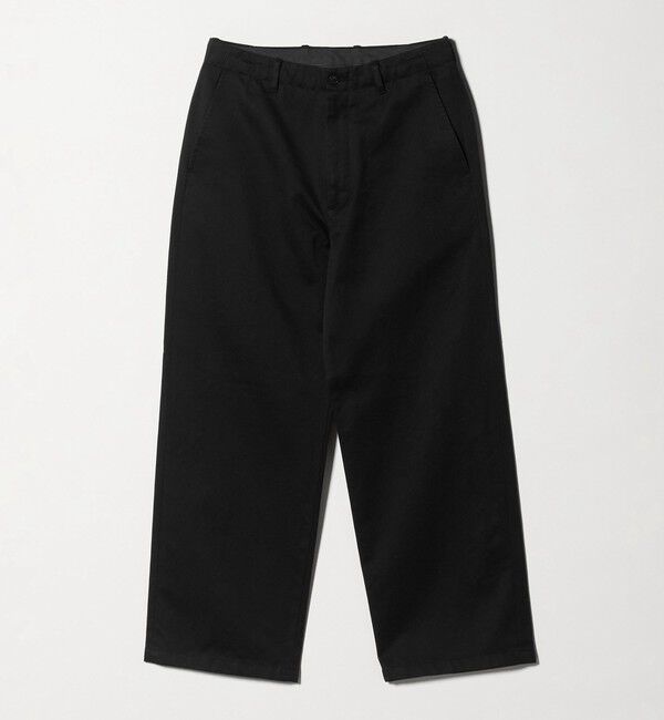 UNITED ARROWS green label relaxing「ウエストポイント ウォッシュド ワイドパンツ」|チノ|