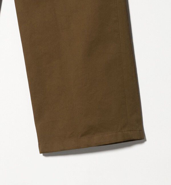 UNITED ARROWS green label relaxing「ウエストポイント ウォッシュド ワイドパンツ」|チノ|