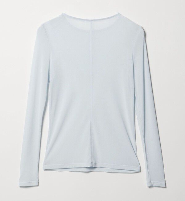EMMEL REFINES「＜EMMEL REFINES＞EM ソフトチュール シアークルーネック」|Tシャツ・カットソー|