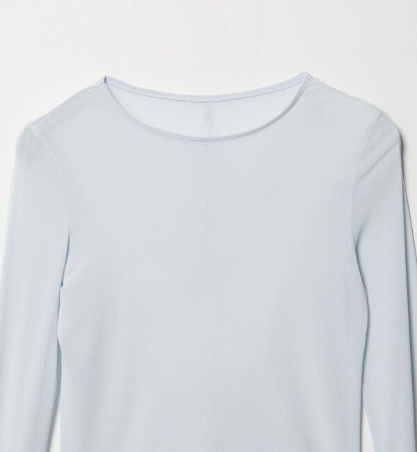 EMMEL REFINES「＜EMMEL REFINES＞EM ソフトチュール シアークルーネック」|Tシャツ・カットソー|