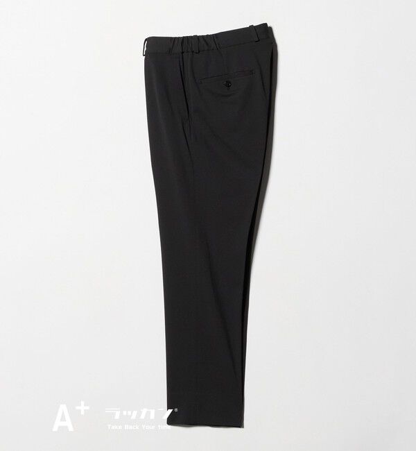 UNITED ARROWS green label relaxing「A+ ラッカンジャージ スタンダード イージー NP スラックス セットアップパンツ -ウォッシャブル・ストレッ」|スラックス|DK.GRAY