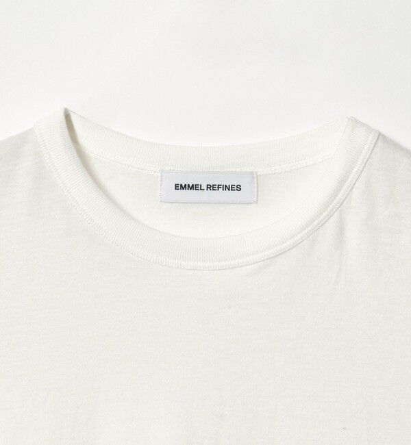 EMMEL REFINES「＜EMMEL REFINES＞EM ロゴプリント ボックス Tシャツ」|Tシャツ・カットソー|