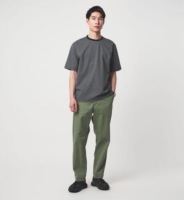 UNITED ARROWS green label relaxing「ポンチ ボーダー クルーネック 半袖 Tシャツ カットソー」|Tシャツ・カットソー|