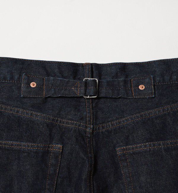 MONKEY TIME「デニム シンチ バックル スーパー バギー パンツ」|チノ|