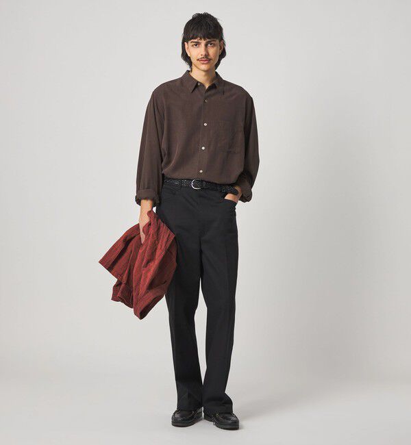 STEVEN ALAN「＜Steven Alan＞ スラブ レギュラーカラー シャツ NARROW」|シャツ・ブラウス|