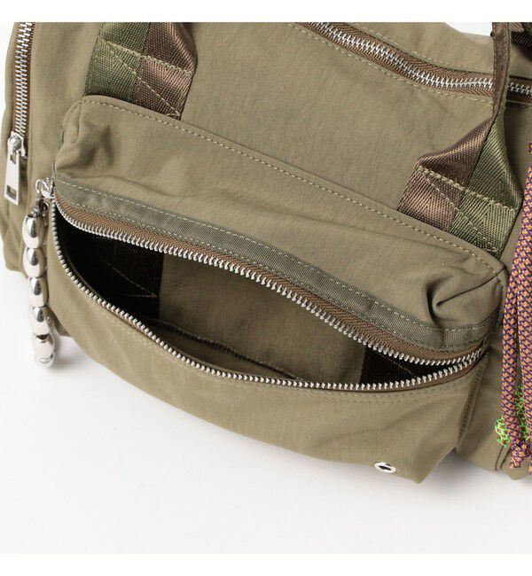 Ray BEAMS 「CONTROL FREAK / ミリタリー チャーム ボストン バッグ」|ボストンバッグ|