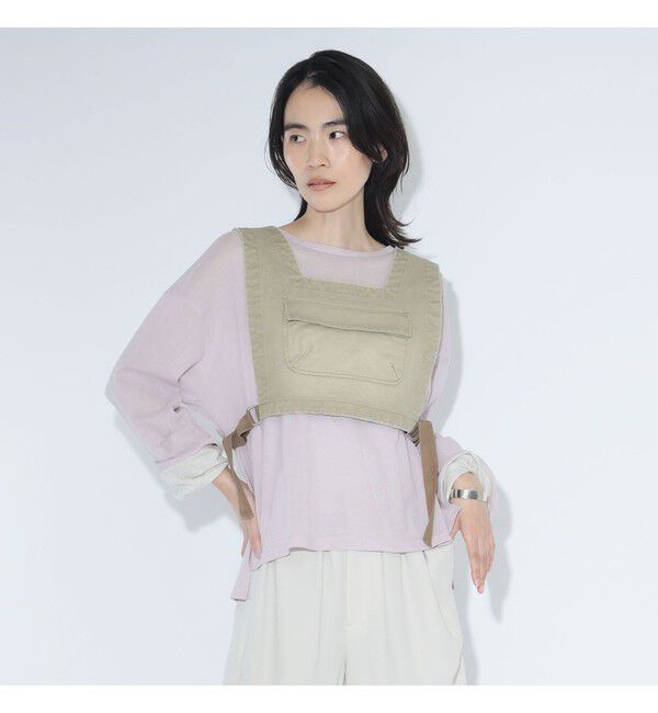 BEAMSBOY「maturely / チノ ディッキー ベスト」|ベスト・ジレ|KHAKI