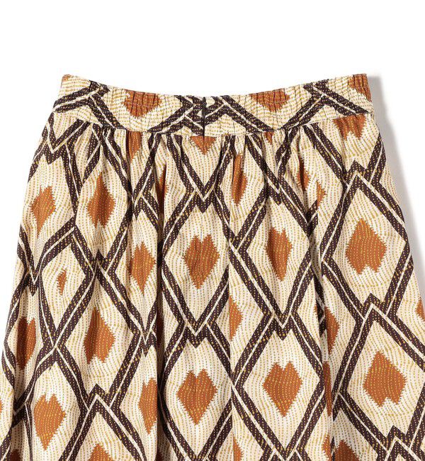 SHIPS for women「〈手洗い可能〉綿 エスニック プリント ボリューム スカート◇」|スカート|