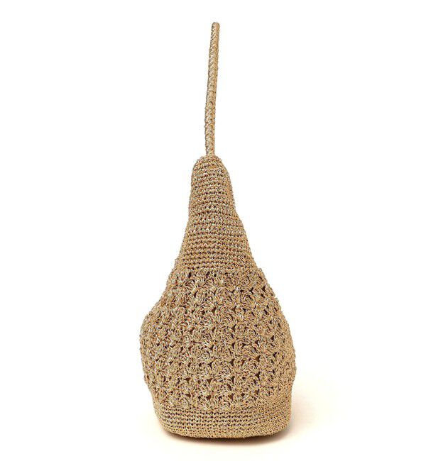 SHIPS Colors 「SHIPS Colors:メタリック クロシェ バッグ◇」|かごバッグ|