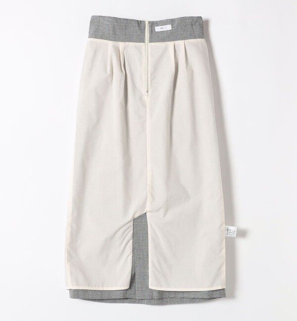 SHIPS any「SHIPS any: リネン ミックス 千鳥柄 ハイウエスト タイト スカート」|スカート|