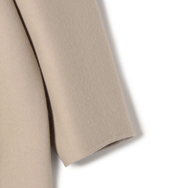 SHIPS for women「SHIPS Primary Navy Label:メルトン リバー ステンカラー コート」|ステンカラーコート|