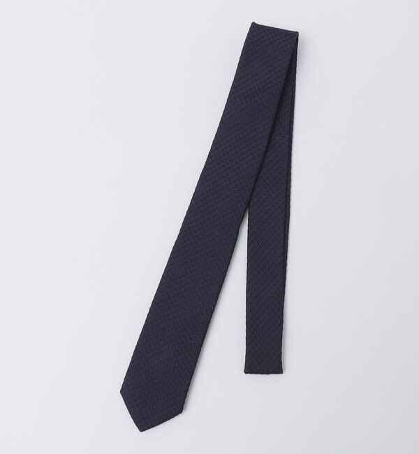 SHIPS「MARCEL LASSANCE: シルク アクリル ジャカード タイ」|ネクタイ・蝶ネクタイ|ネイビー