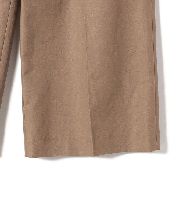 SHIPS Colors 「SHIPS Colors:〈手洗い可能〉コットンリネン フラップポケット ワイドパンツ」|チノ|