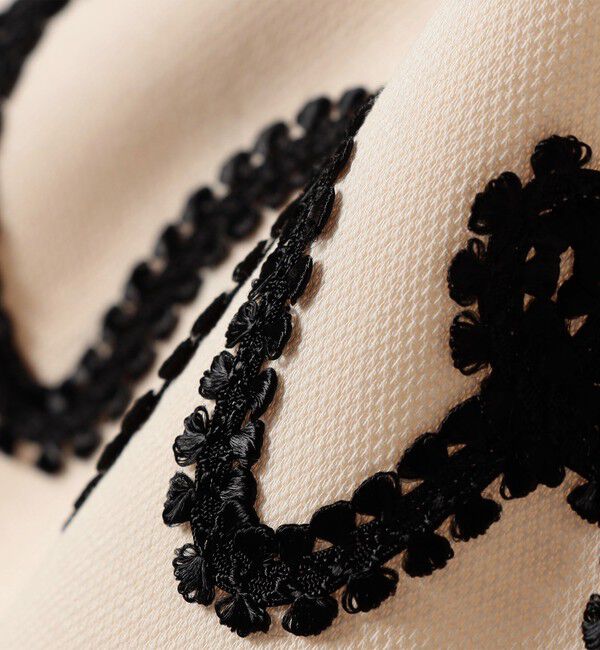 SHIPS for women「【WEB限定】〈手洗い可能〉ファンシー コード 刺繍 ダンボール カットソー」|スウェット・ジャージ|