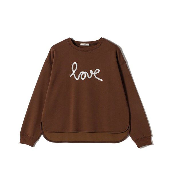 SHIPS for women「【WEB限定】〈手洗い可能〉ファンシー コード 刺繍 ダンボール カットソー」|スウェット・ジャージ|