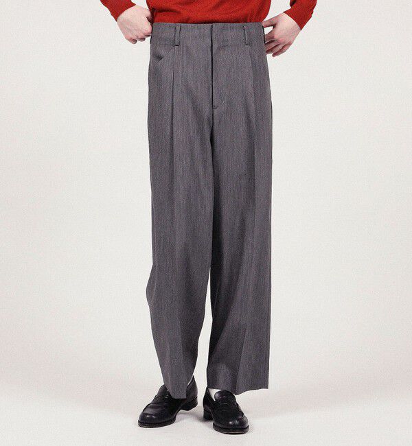 TOMORROWLAND MENS「シェットランドトロピカル プリーツパンツ」|その他|