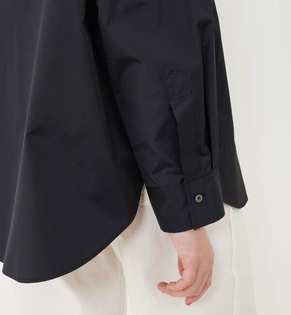 GALERIE VIE「シルクタフタオーバーシャツ」|シャツ・ブラウス|