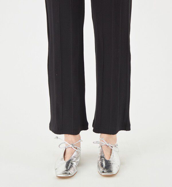 MACPHEE「 ニードルリブ ストレートパンツ」|その他|