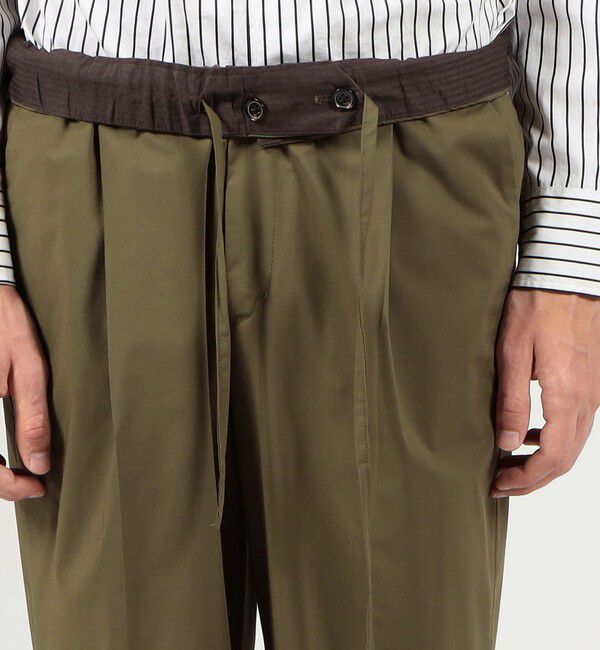 TOMORROWLAND MENS「レーヨンポリエステル バレルパンツ」|その他|