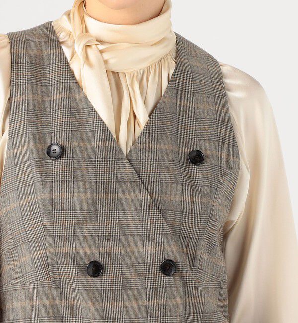 TOMORROWLAND collection「モスタルグレンチェック ジャンパースカート」|ジャンパースカート|