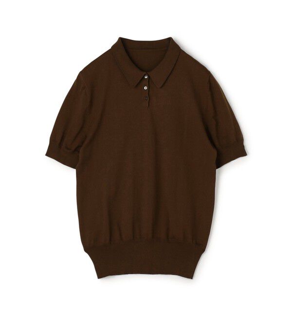 TOMORROWLAND BUYING WEAR「SUPER A MARKET SHORT SLEEVE POLO」|ニット・セーター|49 ダークブラウン