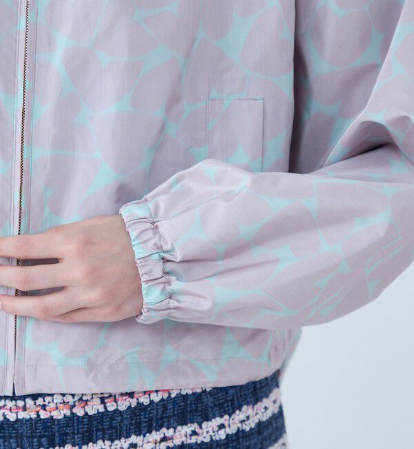 TOMORROWLAND collection「ハートプリント フーデットブルゾン」|ブルゾン・スタジャン|