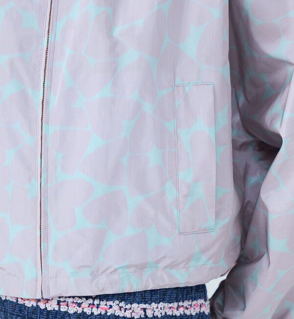 TOMORROWLAND collection「ハートプリント フーデットブルゾン」|ブルゾン・スタジャン|