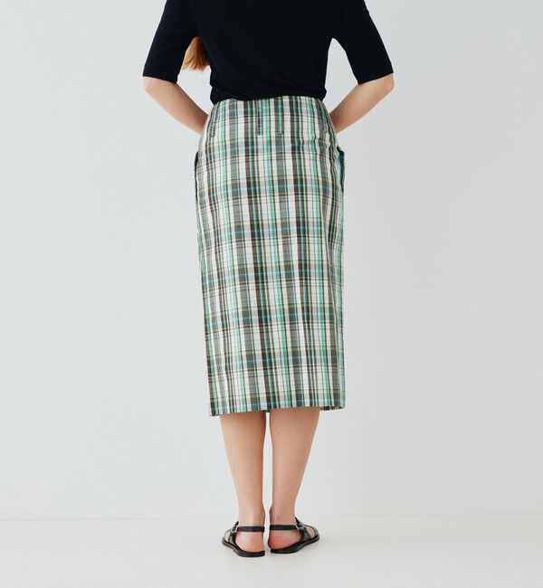 TOMORROWLAND GOODS「LUTCHMIAH チェックスカート」|スカート|