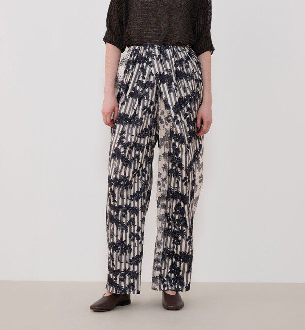 GALERIE VIE「コースタルフローラプリント アシンメトリーパンツ」|その他|