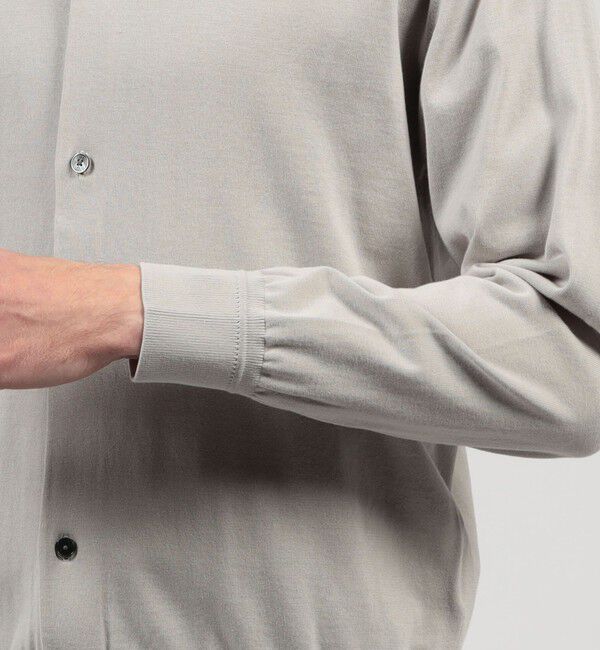 TOMORROWLAND MENS「TOMORROWLAND tricot ギザコットン ポロカラーカーディガン」|カーディガン|