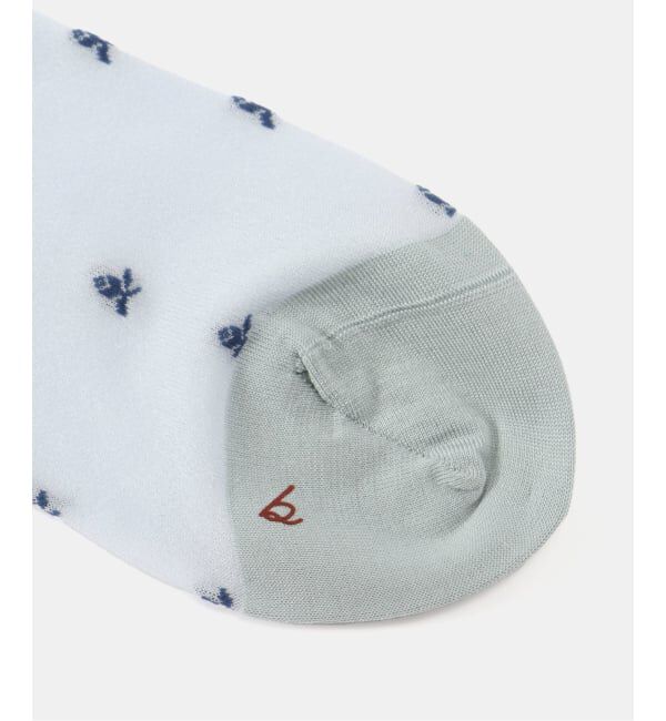 IENA「babaco/ババコ Tiny Flower Sheer Knee High Socks 靴下 BA02-BN72」|ソックス|