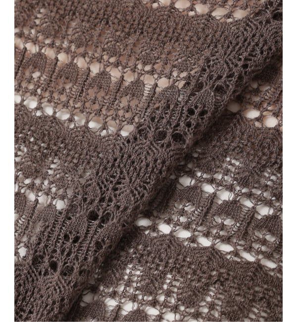 SLOBE IENA「《シリーズあり/予約》レース編みノースリーブニット」|ニット・セーター|