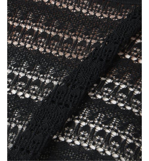 SLOBE IENA「《シリーズあり/予約》レース編みノースリーブニット」|ニット・セーター|