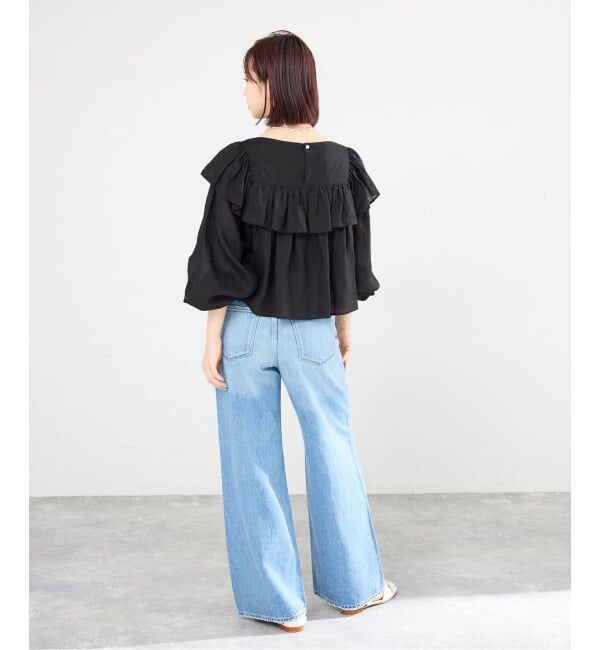 IENA「《予約》ラミーティアードブラウス」|シャツ・ブラウス|