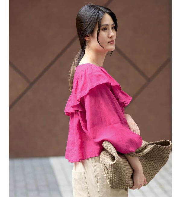 IENA「《予約》ラミーティアードブラウス」|シャツ・ブラウス|