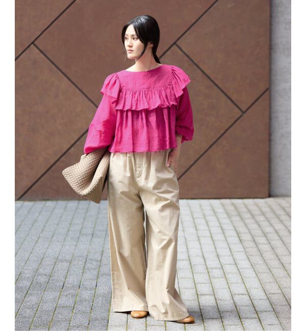 IENA「《予約》ラミーティアードブラウス」|シャツ・ブラウス|