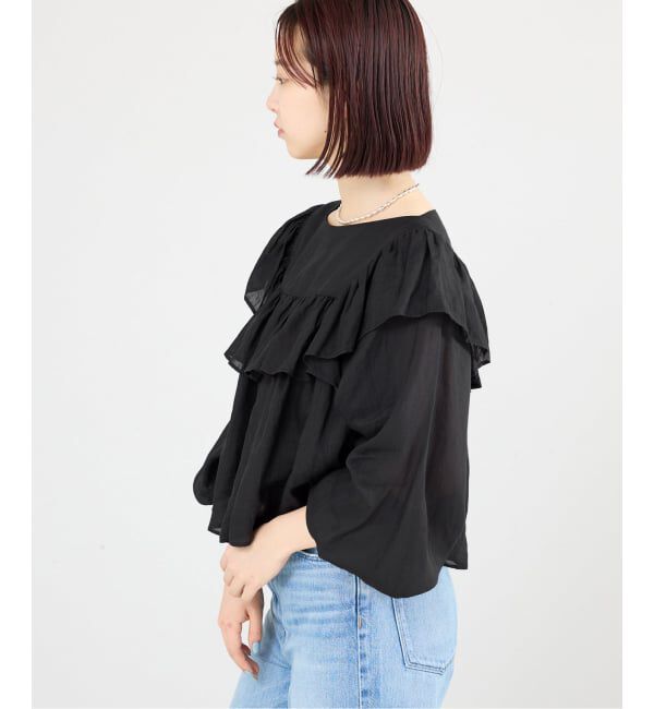 IENA「《予約》ラミーティアードブラウス」|シャツ・ブラウス|