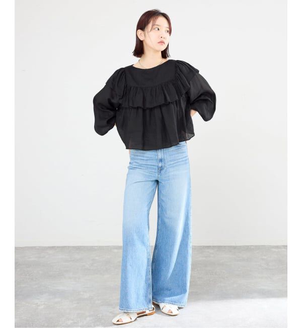 IENA「《予約》ラミーティアードブラウス」|シャツ・ブラウス|