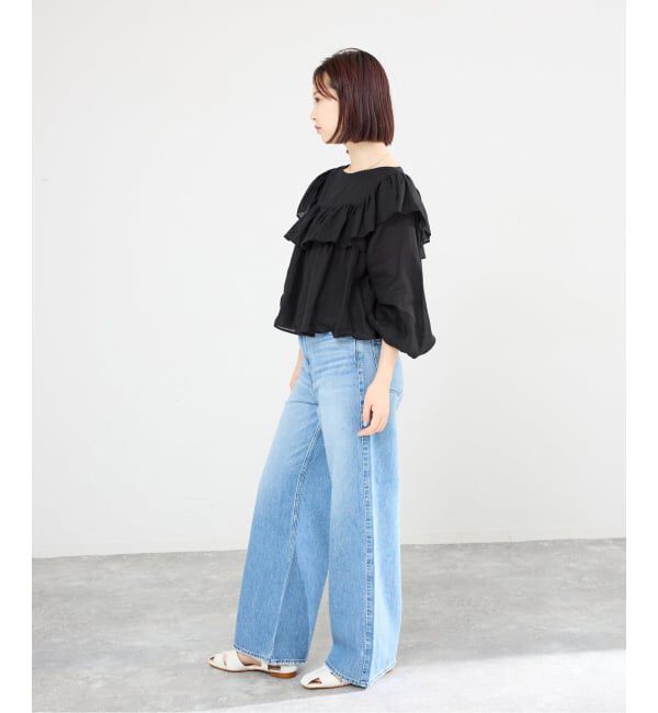 IENA「《予約》ラミーティアードブラウス」|シャツ・ブラウス|