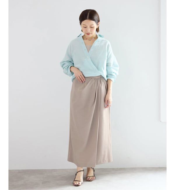 IENA「《予約》アシンメトリーIラインスカート」|スカート|