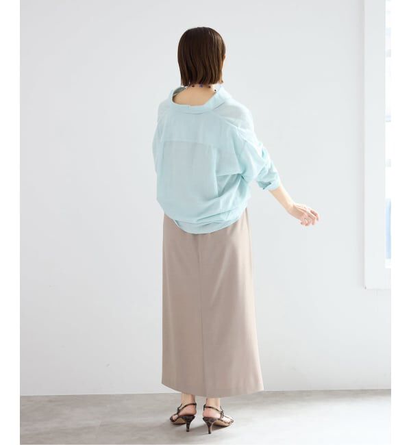 IENA「《予約》アシンメトリーIラインスカート」|スカート|