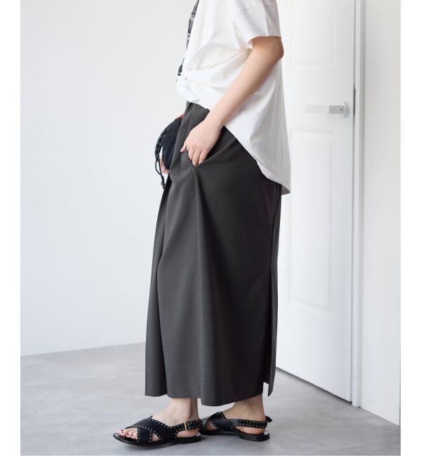 IENA「《予約》アシンメトリーIラインスカート」|スカート|
