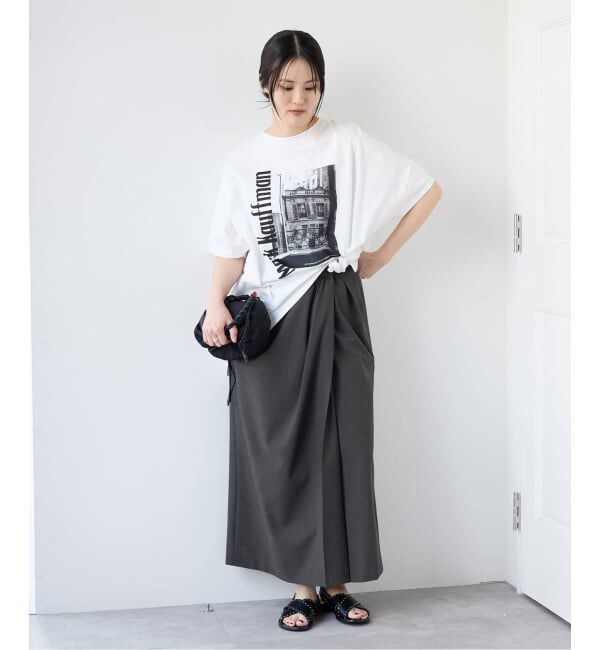 IENA「《予約》アシンメトリーIラインスカート」|スカート|