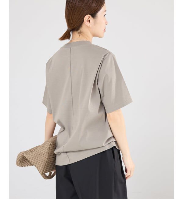 IENA「《予約》GGG/ジージージー CN PLEAT T Tシャツ 02-01-1868」|Tシャツ・カットソー|