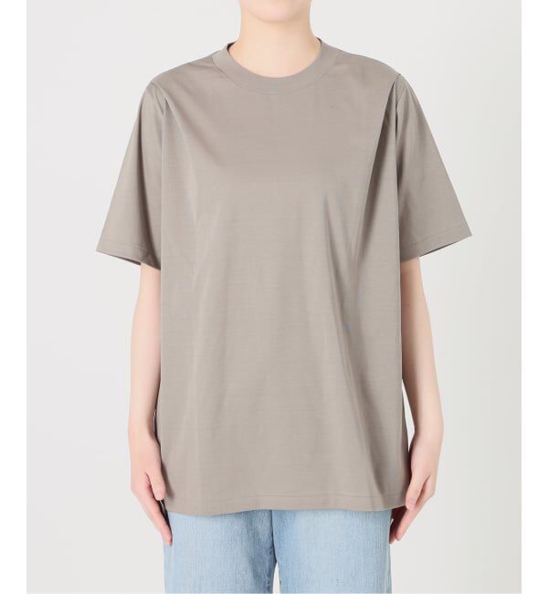 IENA「《予約》GGG/ジージージー CN PLEAT T Tシャツ 02-01-1868」|Tシャツ・カットソー|